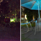 (Left) An under-exposed photo corrected using traditional image processing tools. (Right) The same image corrected using the deep learning algorithms.